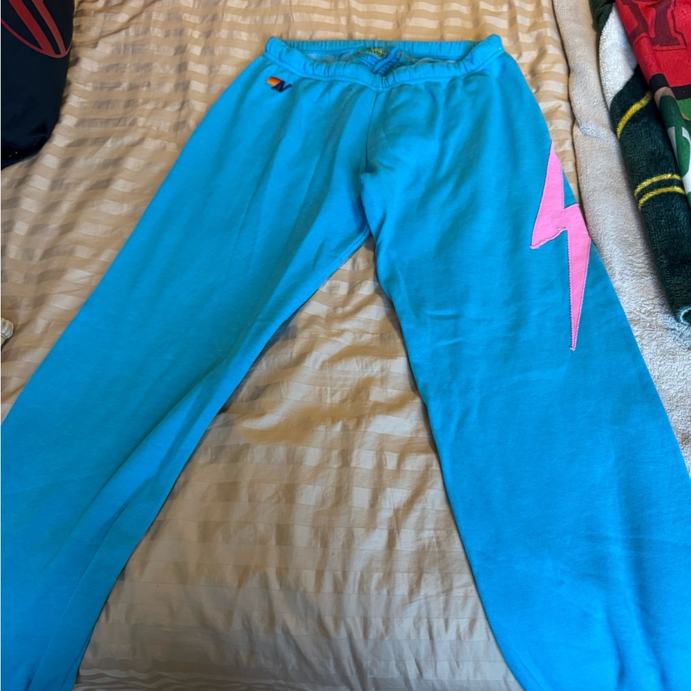 Aviator Nation lightening bolt sweatpants